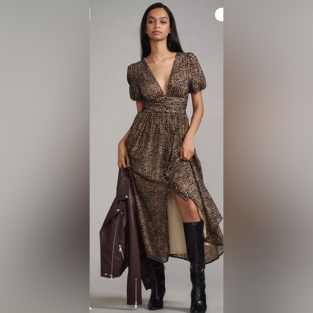 NWT - Function & Fringe Edit | Anthropologie Katerina Midi Dress - Picture 2 of 6